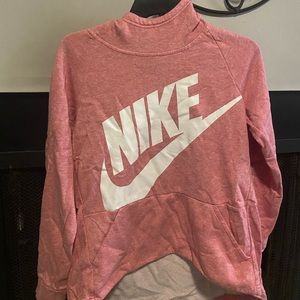 Peach Nike Hooded Sweatshirt, Size Youth XL